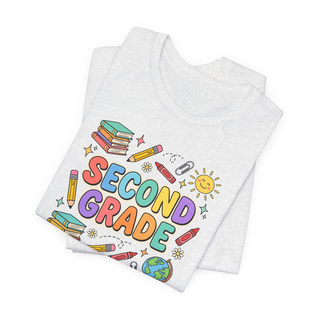 Second Grade Tee | Cute Back to School Doodle Shirt