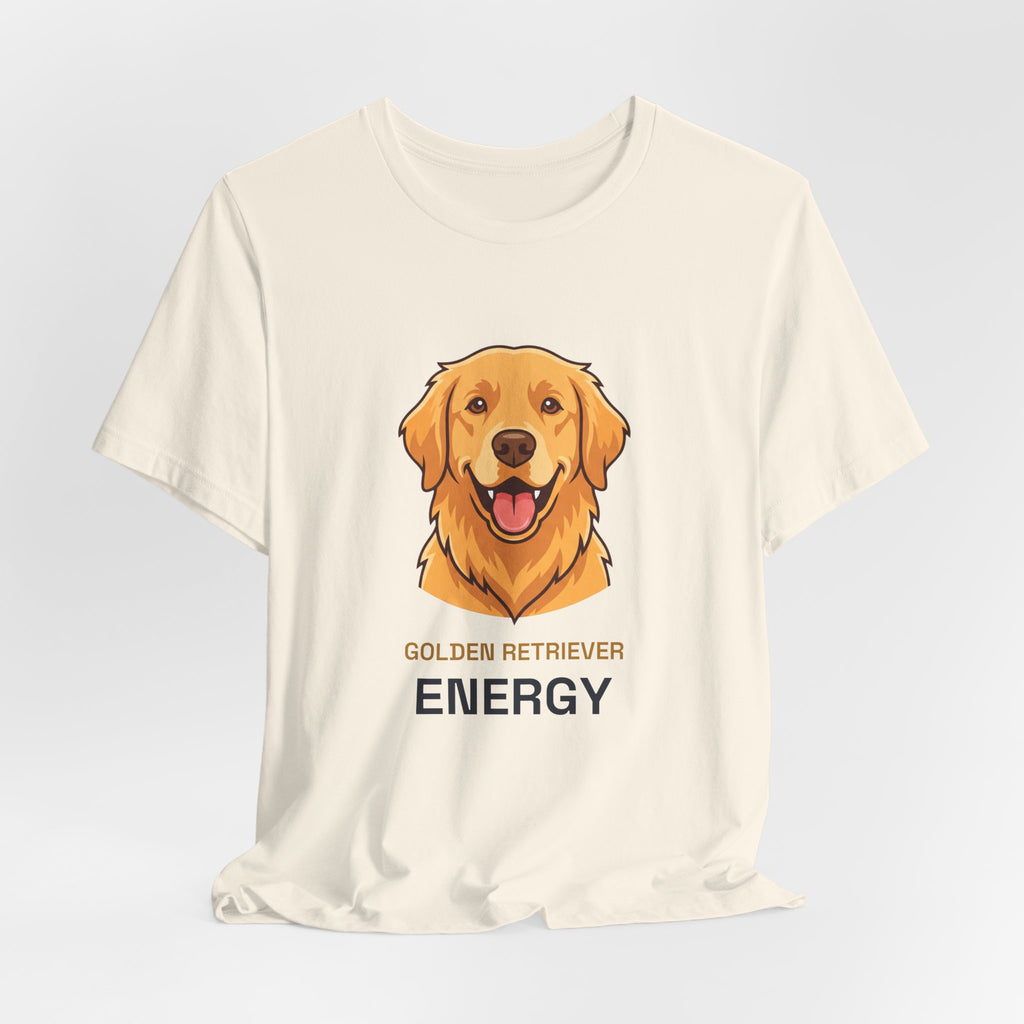 Golden Retriever Energy Tee | Funny Golden Retriever Dog Lover Shirt