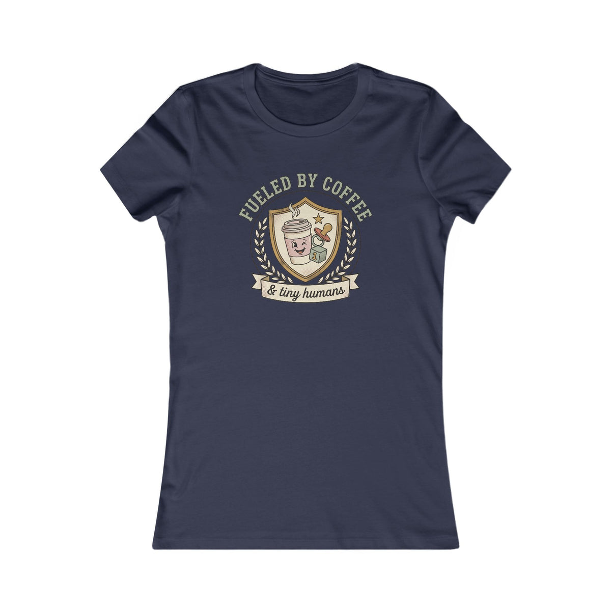 Fueled by Coffee and Tiny Humans Tee | Funny Mom Coffee Shirt