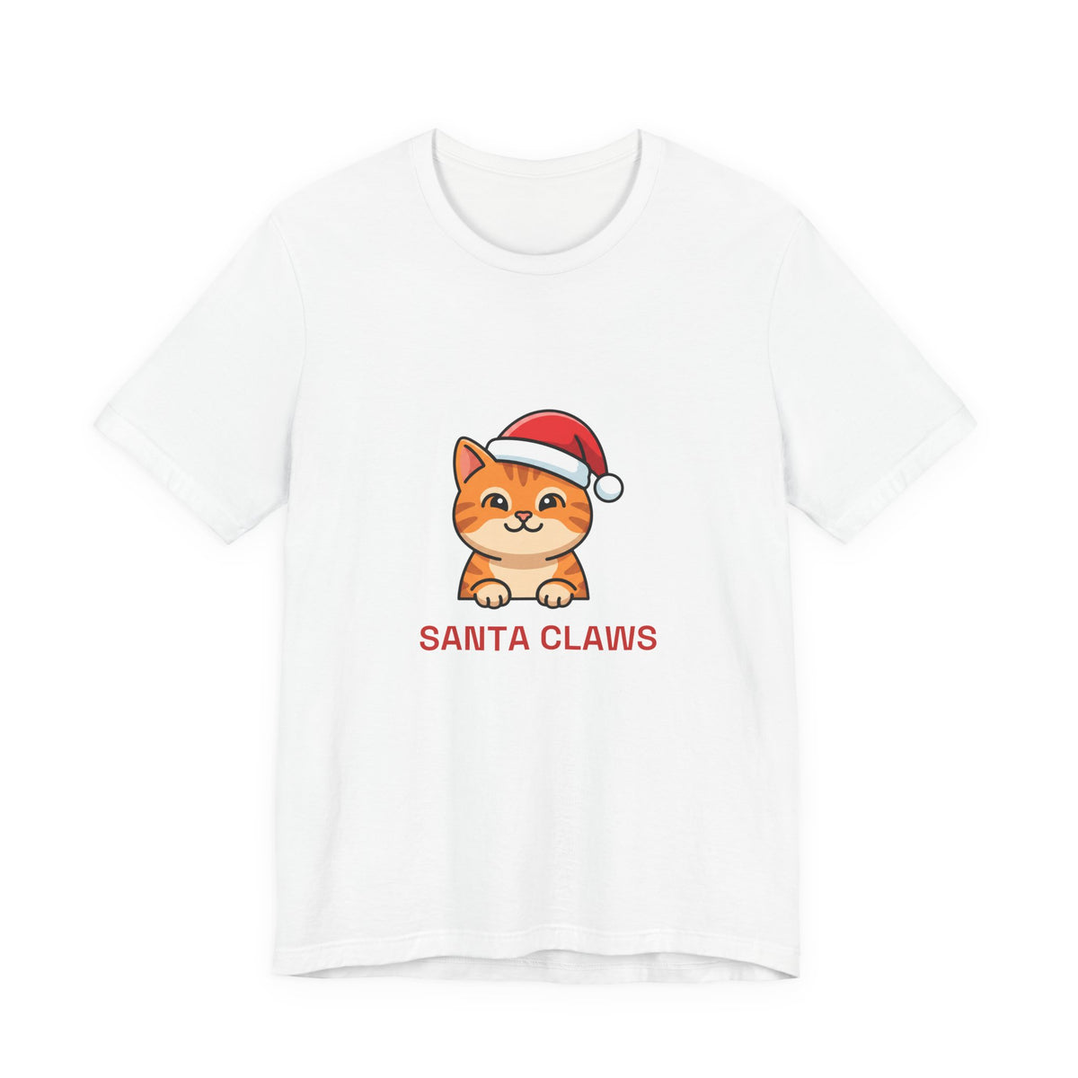 Santa Claws Tee | Funny Cat Christmas Shirt