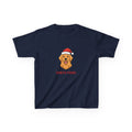 Santa Paws Kids Tee | Funny Golden Retriever Christmas Shirt