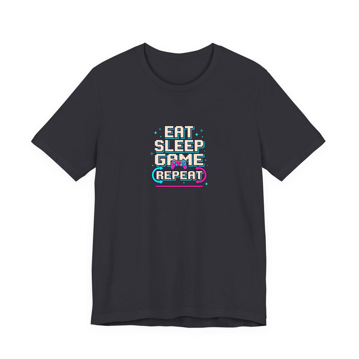 Eat Sleep Game Repeat Tee | Funny Gaming Shirt