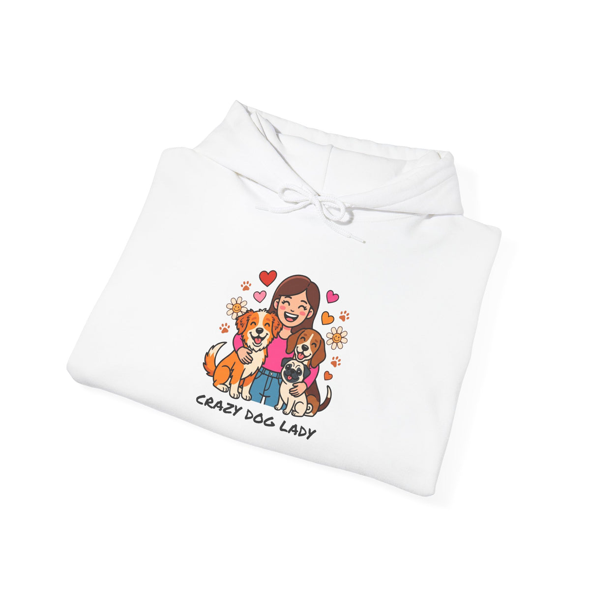 Crazy Dog Lady Hoodie | Funny Dog Shirt
