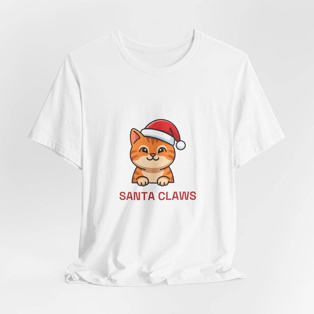 Santa Claws Tee | Funny Cat Christmas Shirt