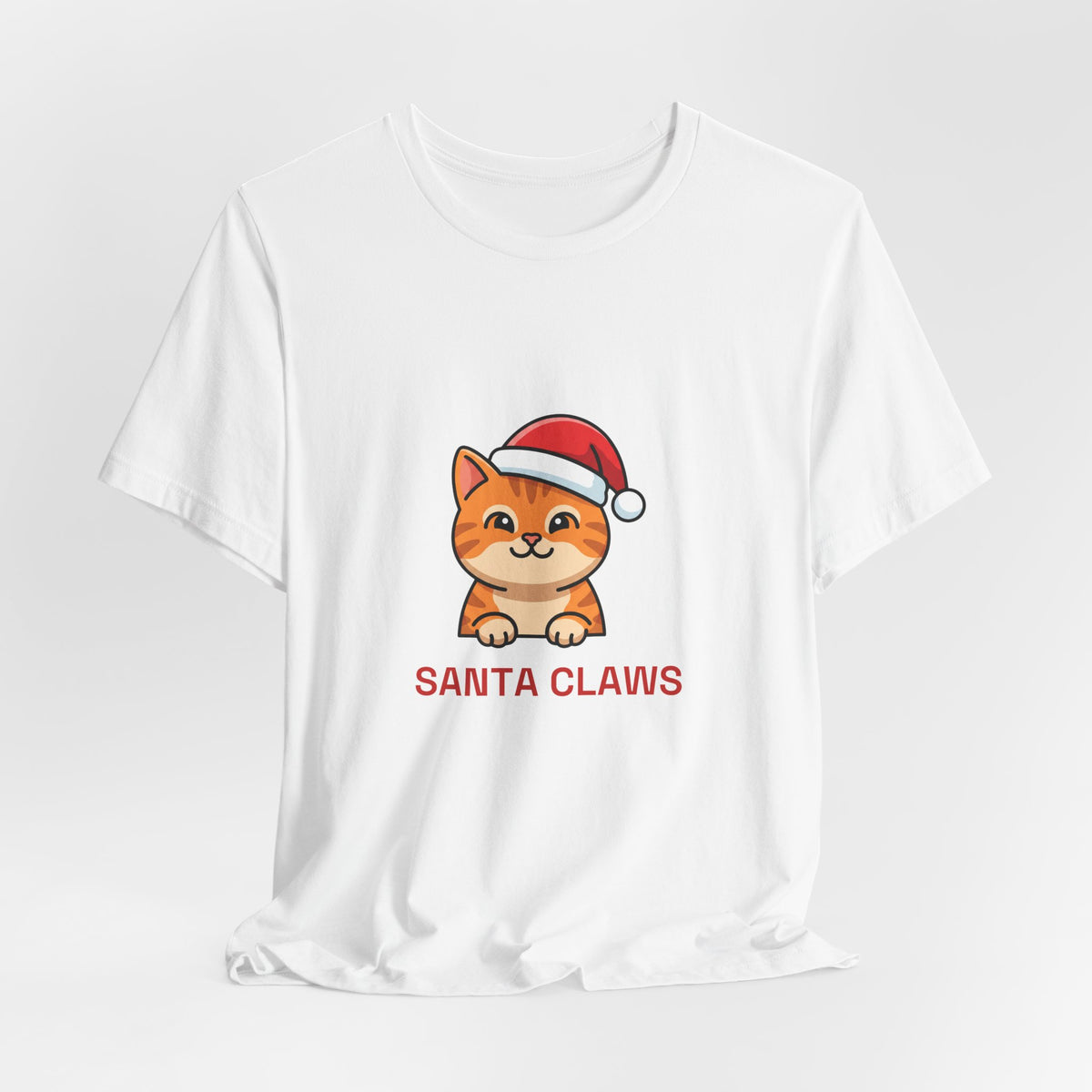 Santa Claws Tee | Funny Cat Christmas Shirt