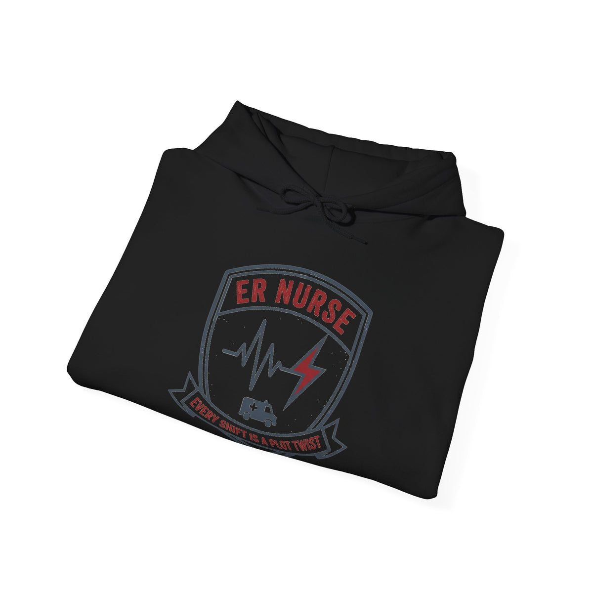 ER Nurse Hoodie | Every Shift Is a Plot Twist