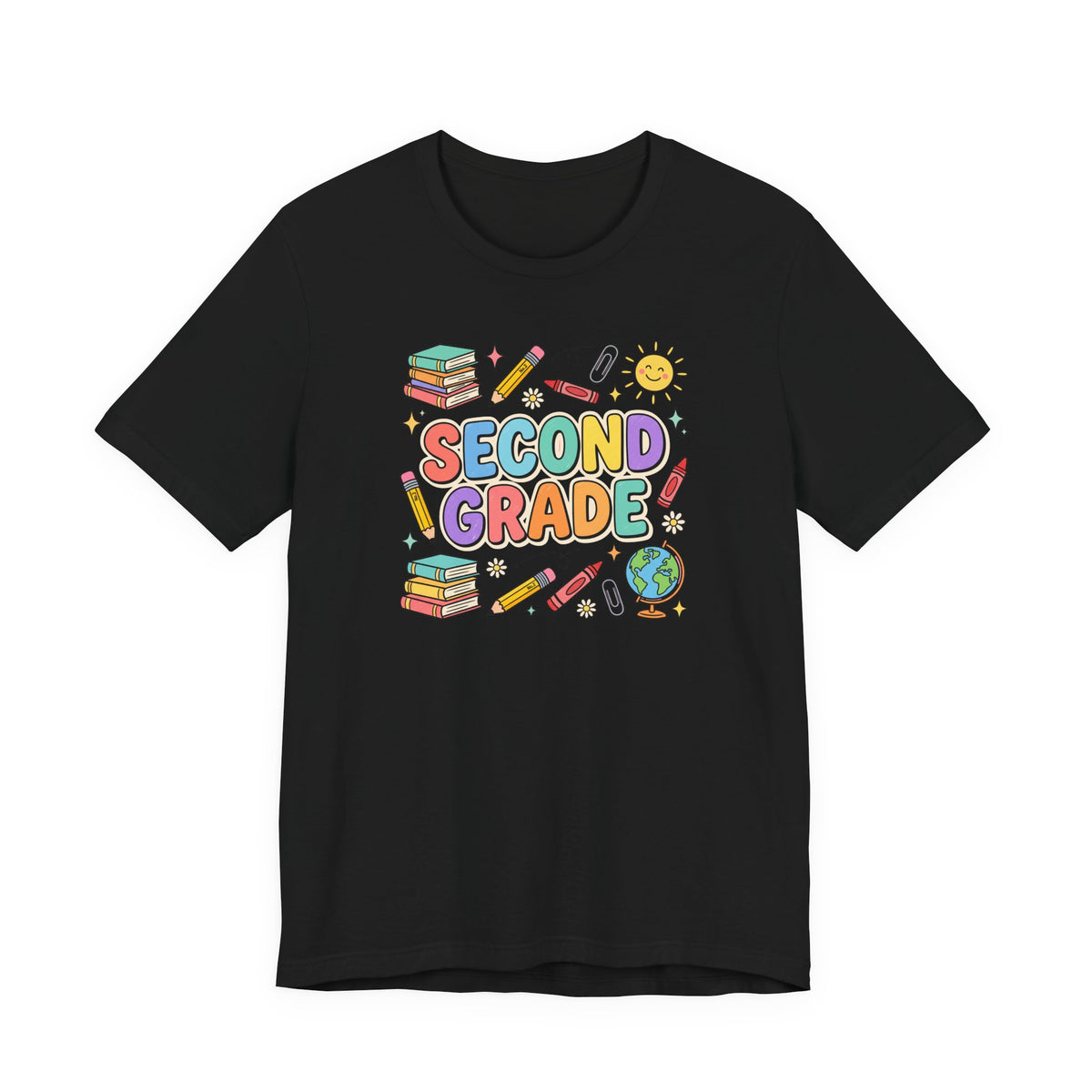 Second Grade Tee | Cute Back to School Doodle Shirt