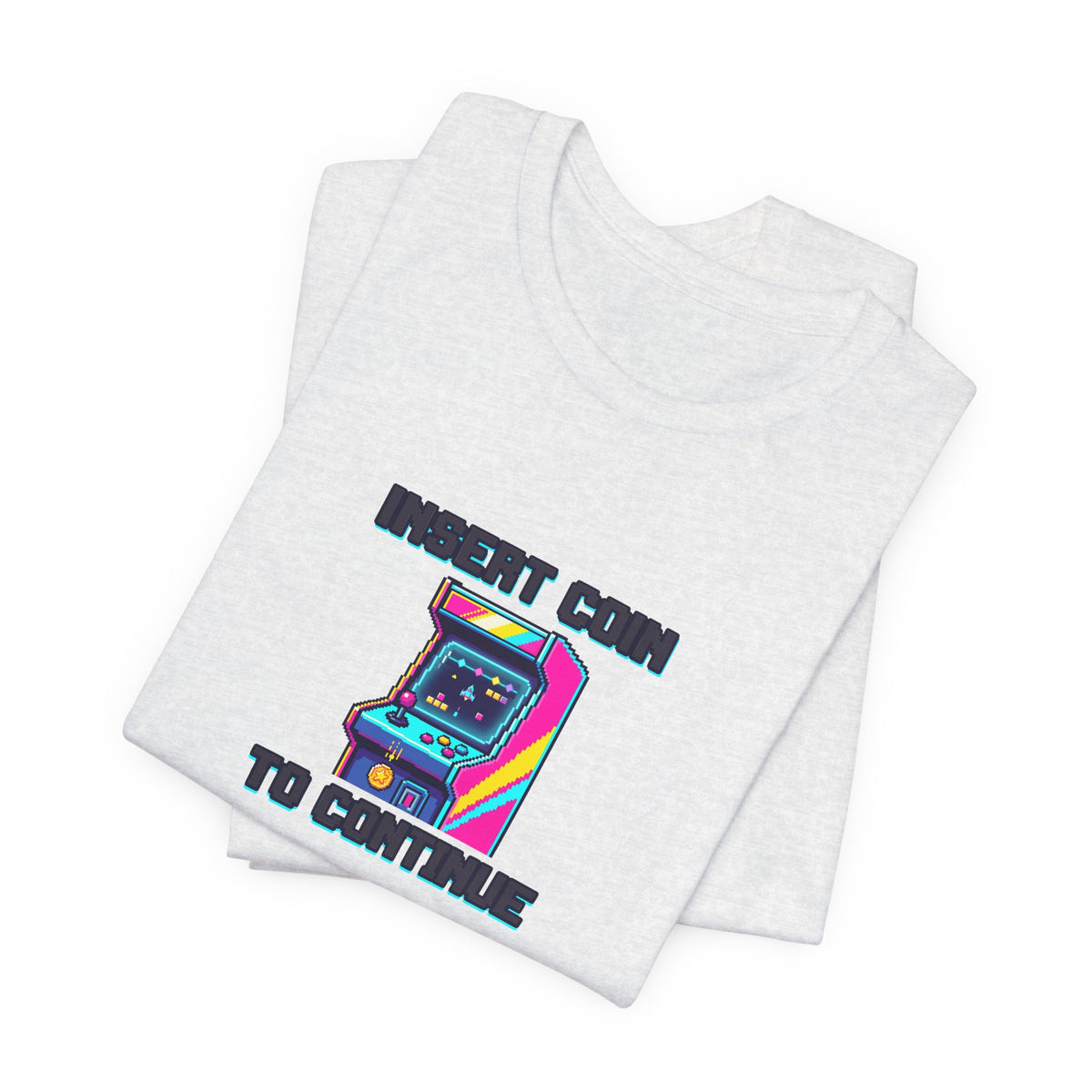Insert Coin To Continue Tee | Retro Arcade Gaming Shirt