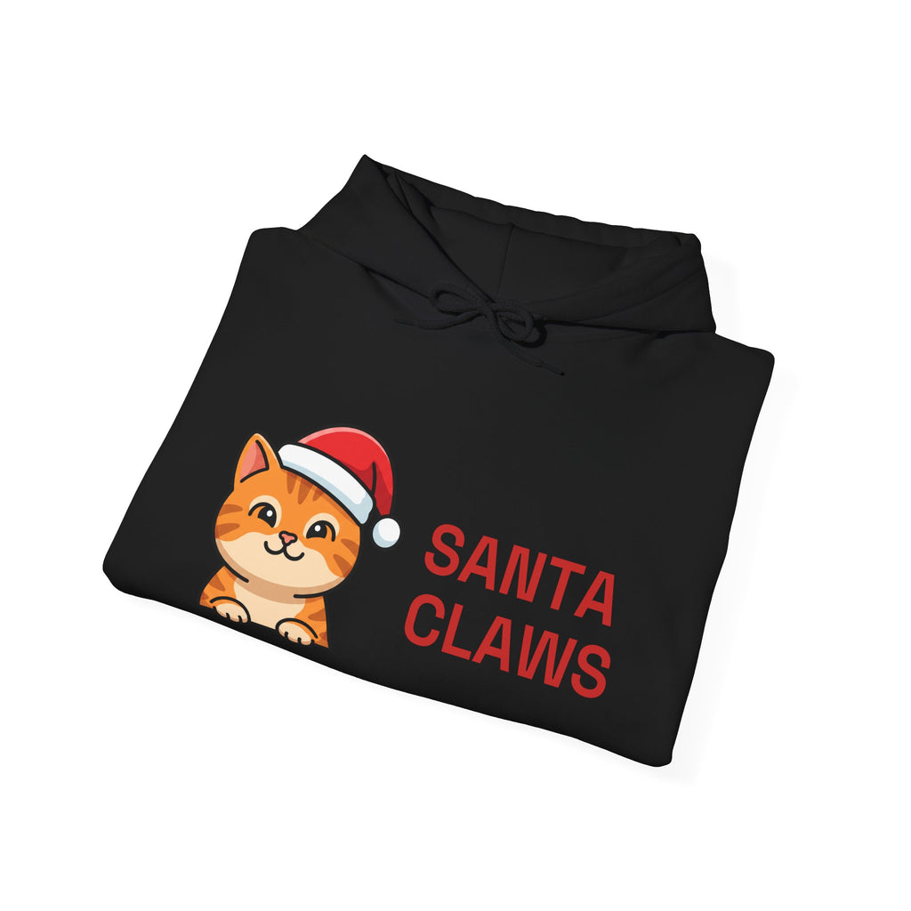 Santa Claws Hoodie | Funny Cat Christmas