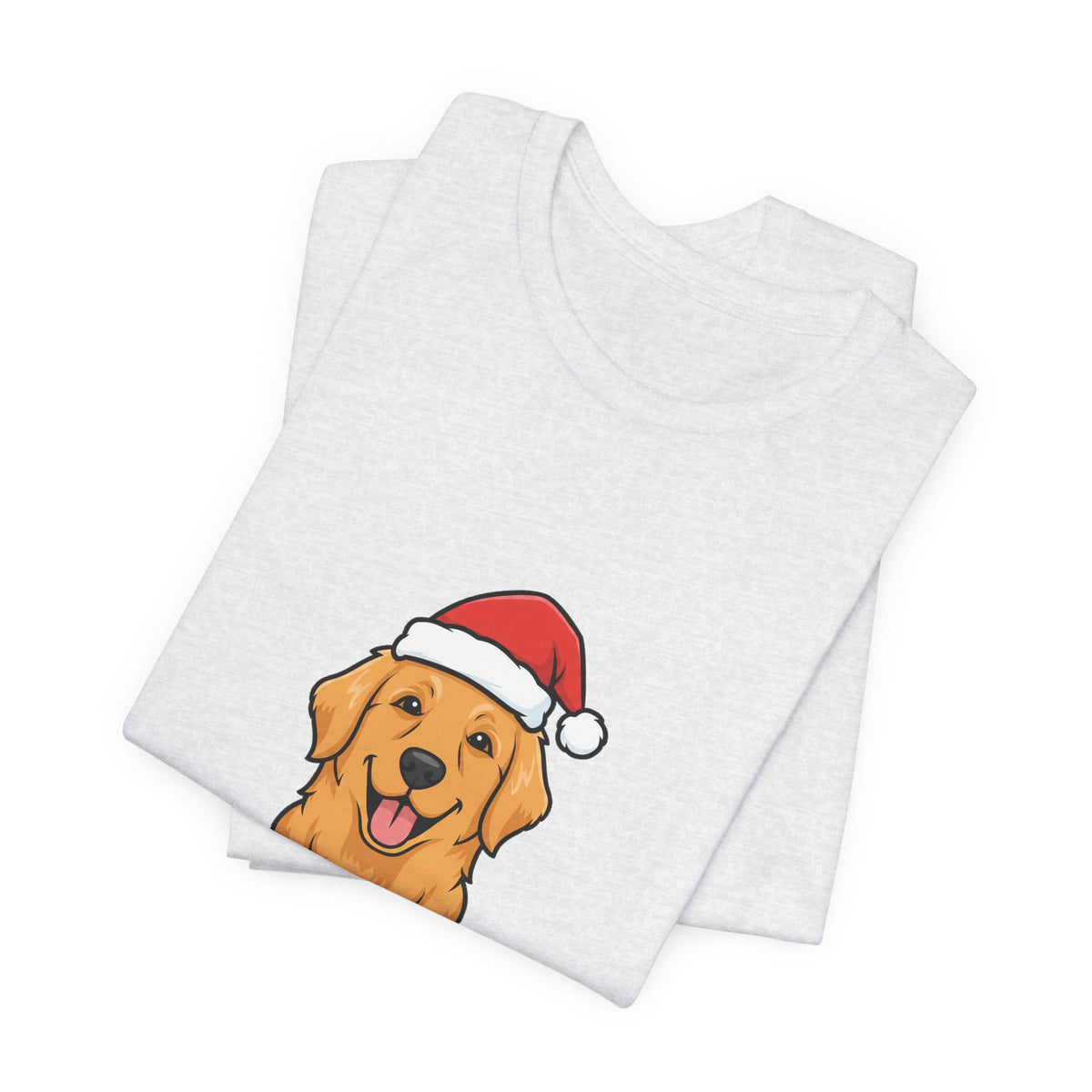 Santa Paws Tee | Funny Golden Retriever Christmas Dog Shirt
