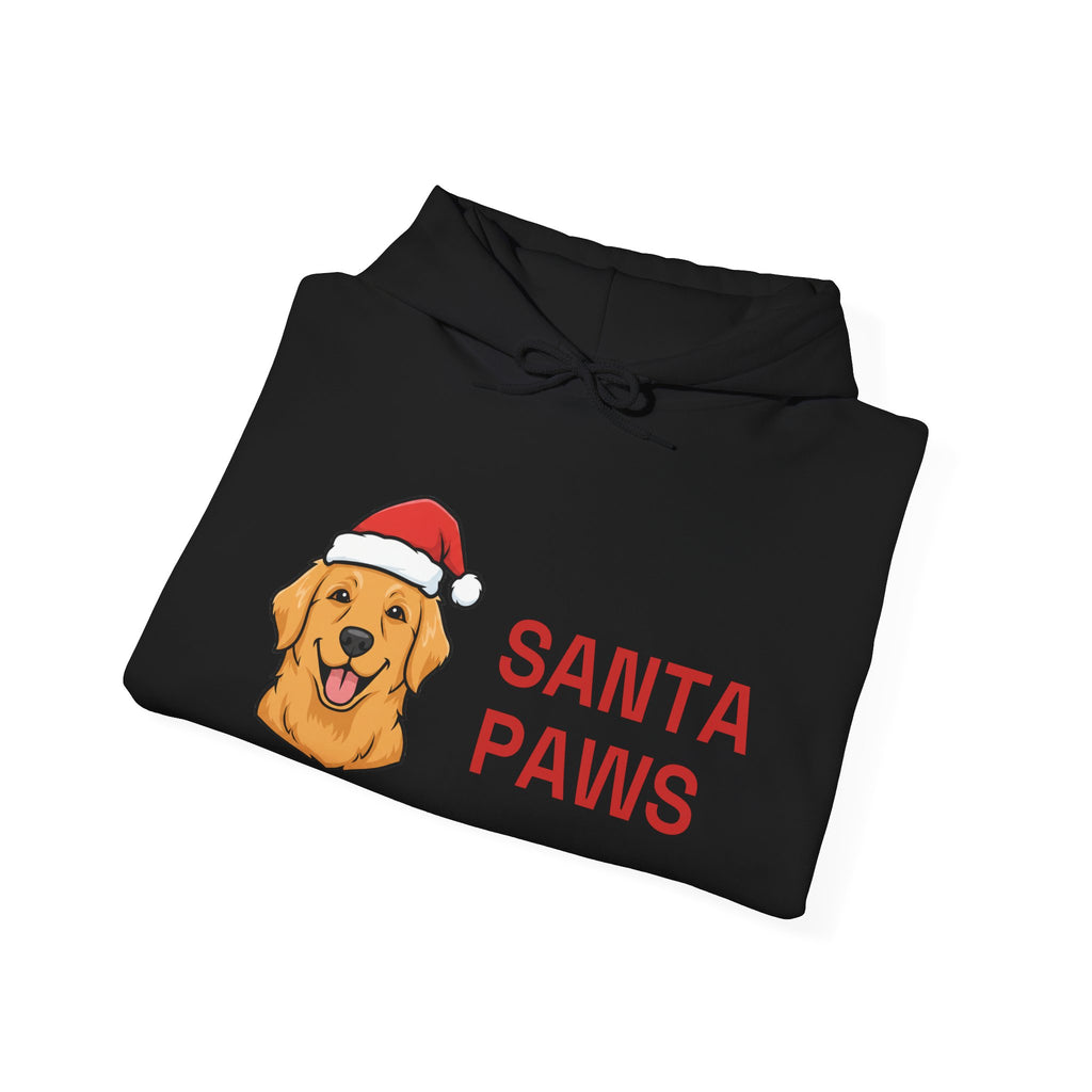 Santa Paws Hoodie | Funny Golden Retriever Christmas Dog
