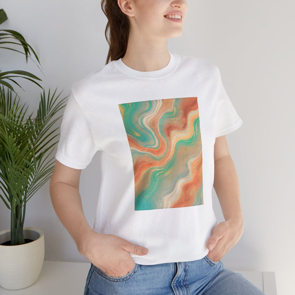Abstract Marble Swirl Tee