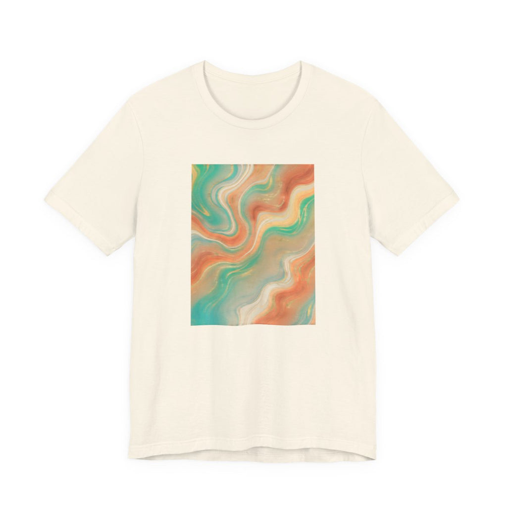 Abstract Marble Swirl Tee | Boho Liquid Art Graphic Shirt