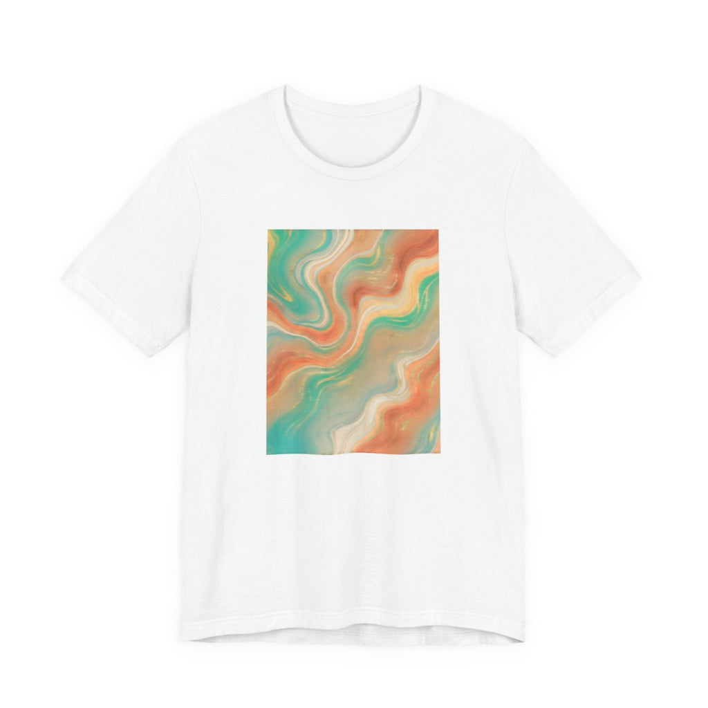 Abstract Marble Swirl Tee | Boho Liquid Art Graphic Shirt