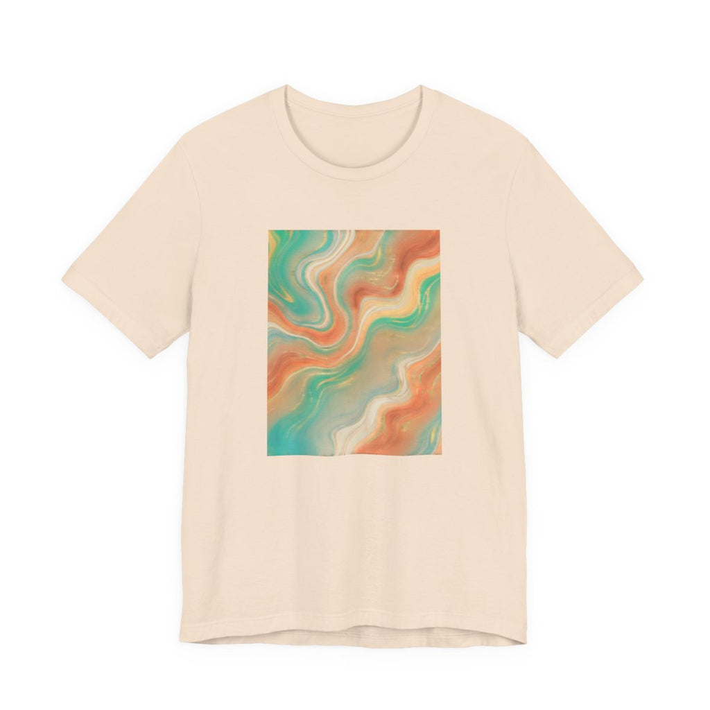 Abstract Marble Swirl Tee | Boho Liquid Art Graphic Shirt