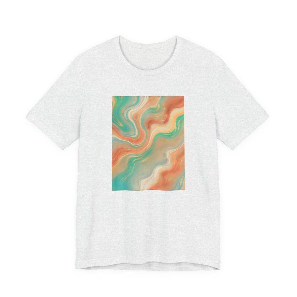 Abstract Marble Swirl Tee | Boho Liquid Art Graphic Shirt
