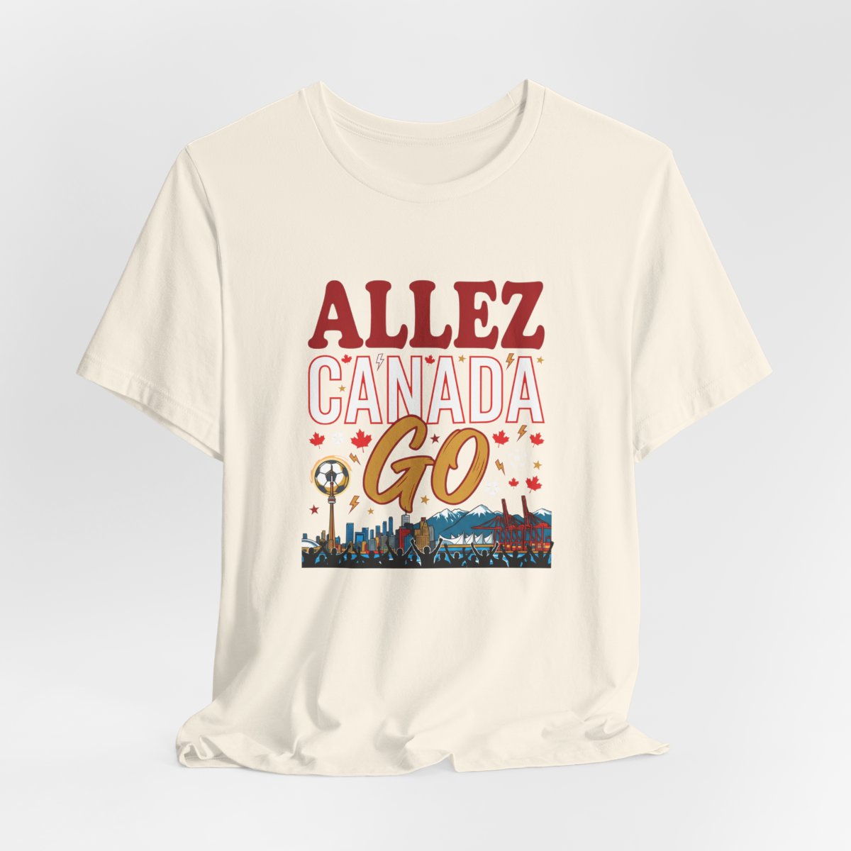 Allez Canada Go Tee | Canadian Soccer Fan Supporter Shirt 2026