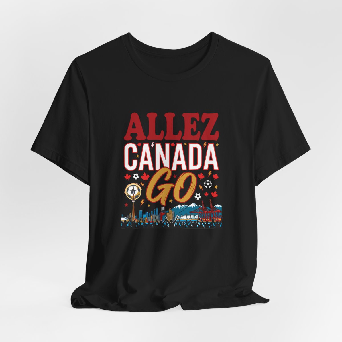 Allez Canada Go Tee | Canadian Soccer Fan Supporter Shirt 2026