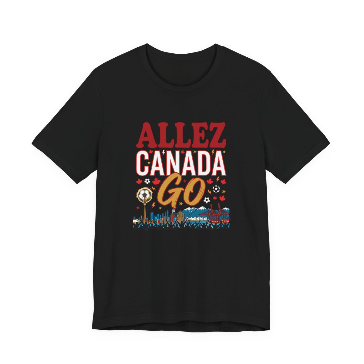 Allez Canada Go Tee | Canadian Soccer Fan Supporter Shirt 2026