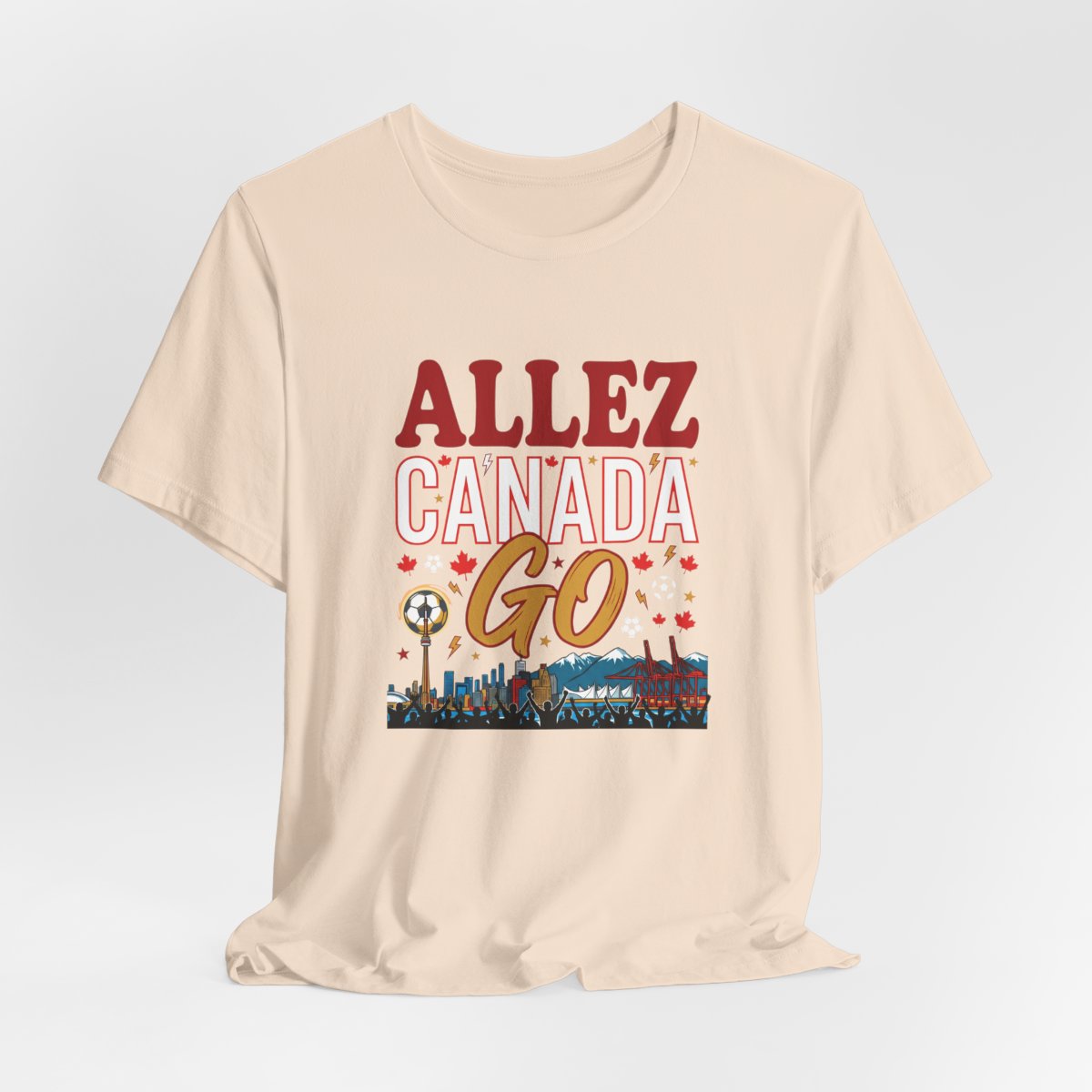 Allez Canada Go Tee | Canadian Soccer Fan Supporter Shirt 2026
