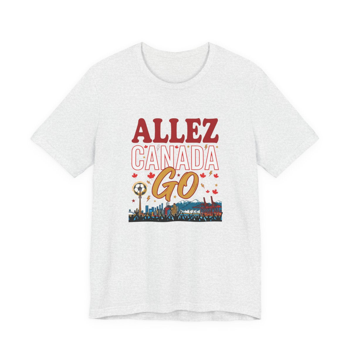 Allez Canada Go Tee | Canadian Soccer Fan Supporter Shirt 2026