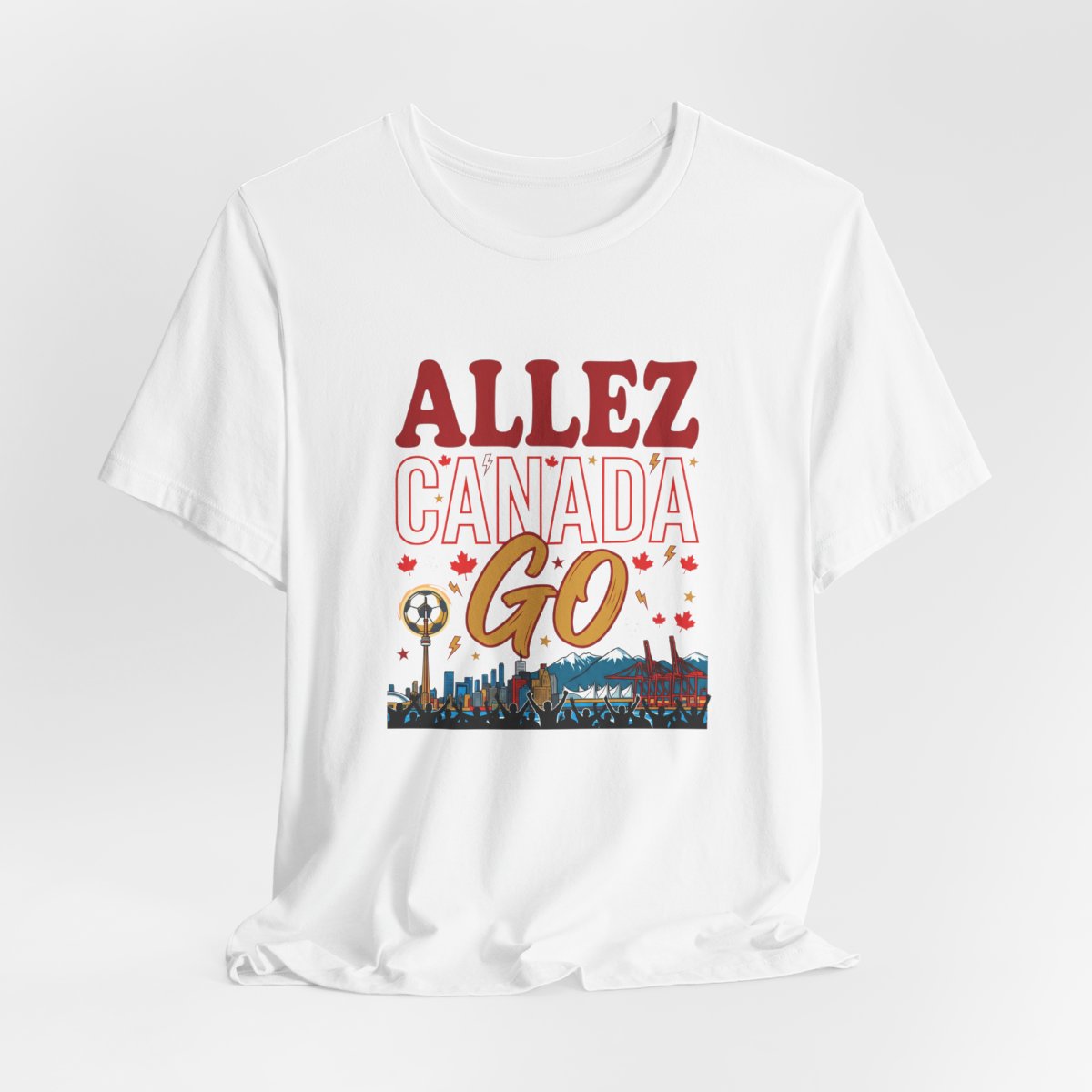 Allez Canada Go Tee | Canadian Soccer Fan Supporter Shirt 2026