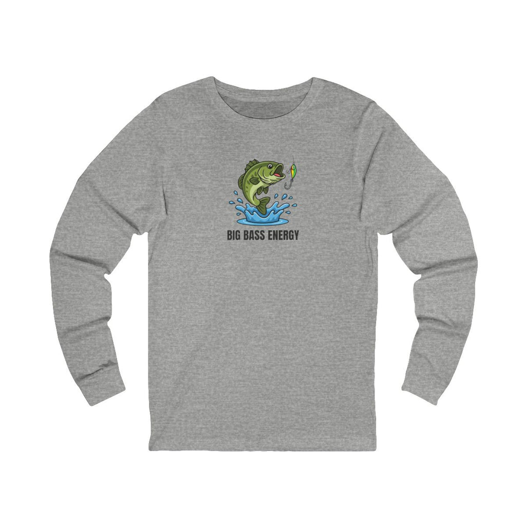 Bass Fishing Long Sleeve Tee | Fishing Graphic Shirt