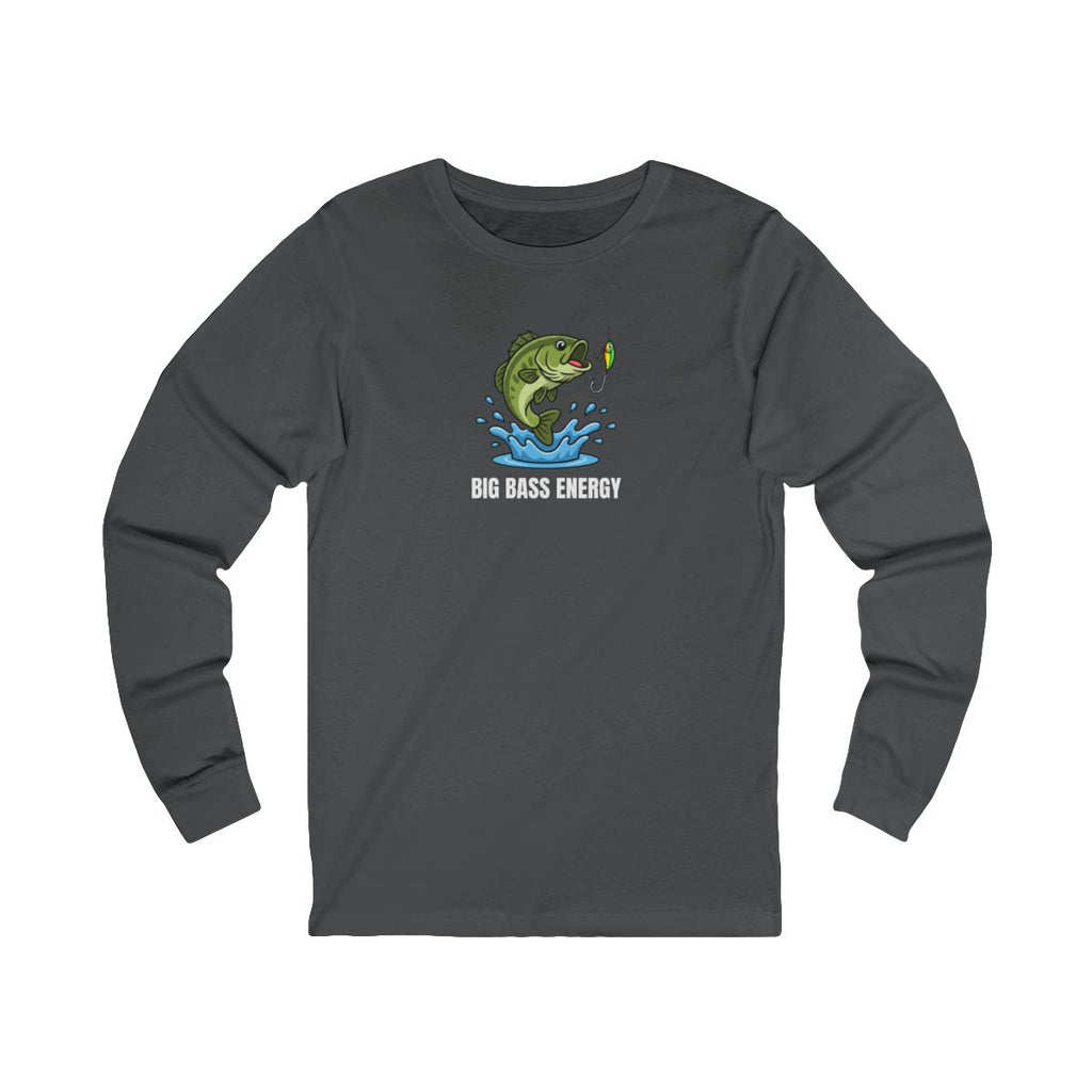 Bass Fishing Long Sleeve Tee | Fishing Graphic Shirt