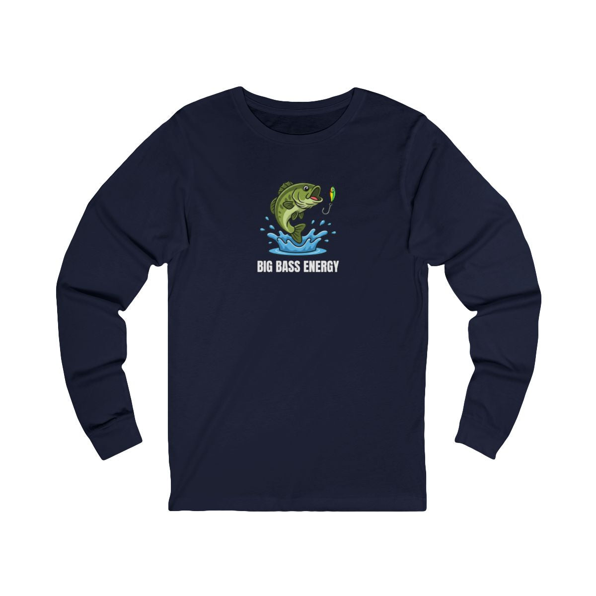 Bass Fishing Long Sleeve Tee | Fishing Graphic Shirt