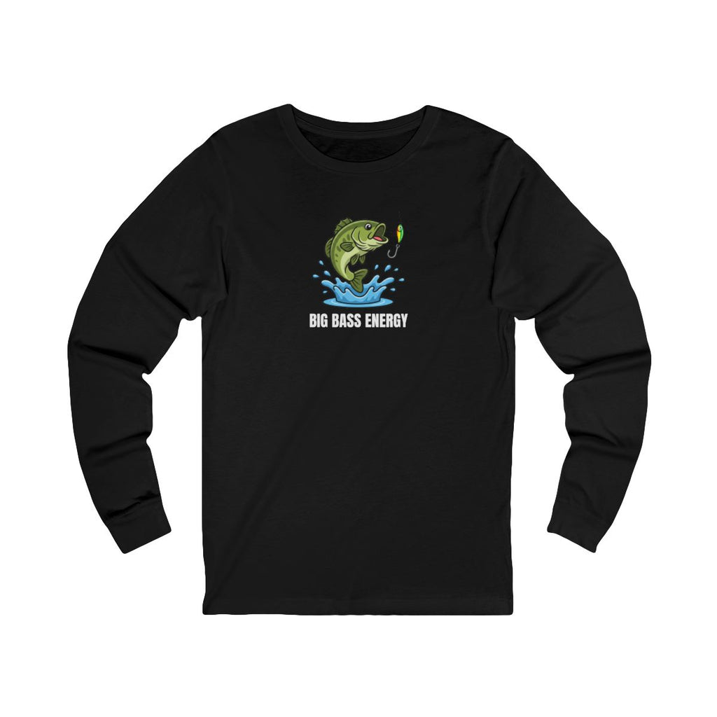 Bass Fishing Long Sleeve Tee | Fishing Graphic Shirt