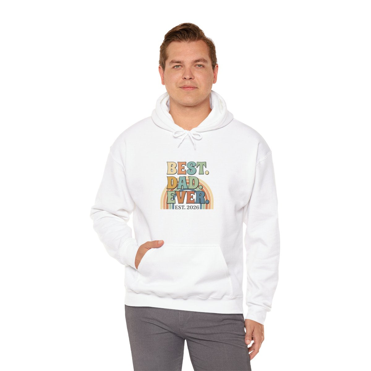 Best Dad Ever Hoodie | Retro Father's Day Gift, EST. 2026