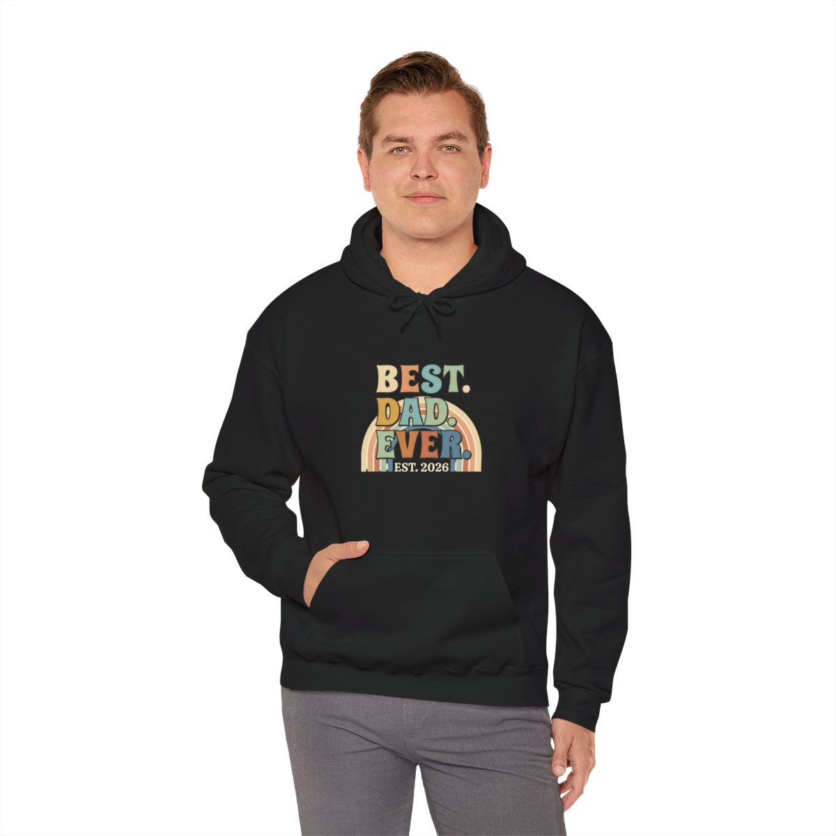 Best Dad Ever Hoodie | Retro Father's Day Gift, EST. 2026
