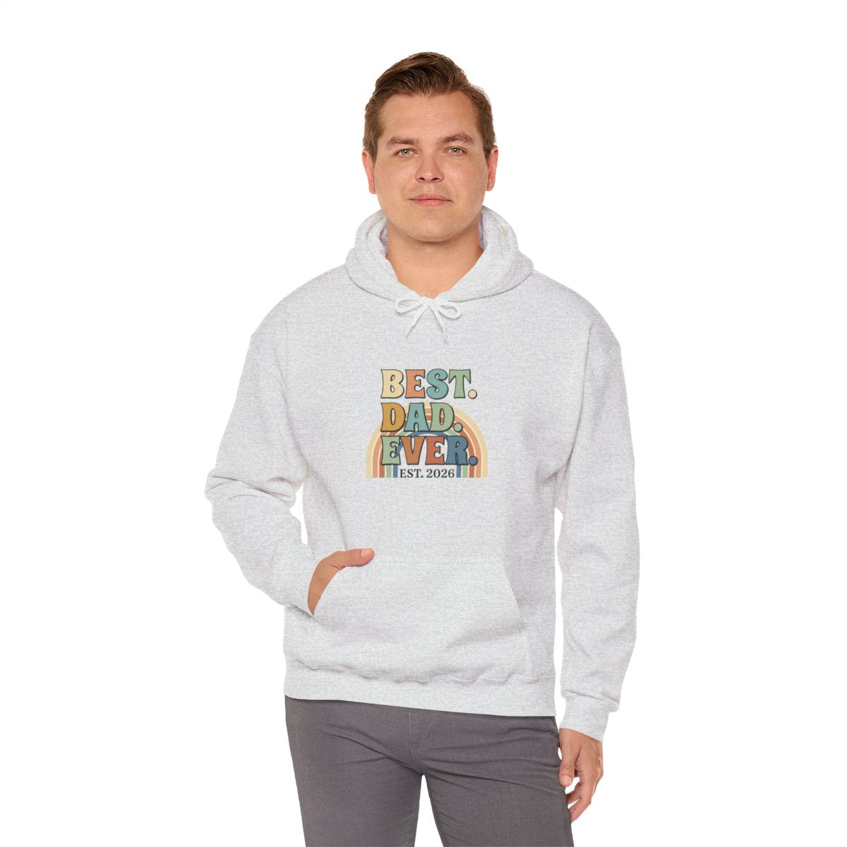 Best Dad Ever Hoodie | Retro Father's Day Gift, EST. 2026