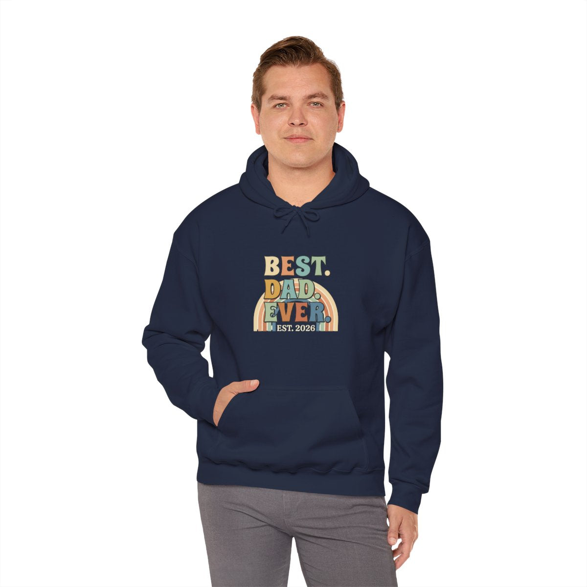 Best Dad Ever Hoodie | Retro Father's Day Gift, EST. 2026