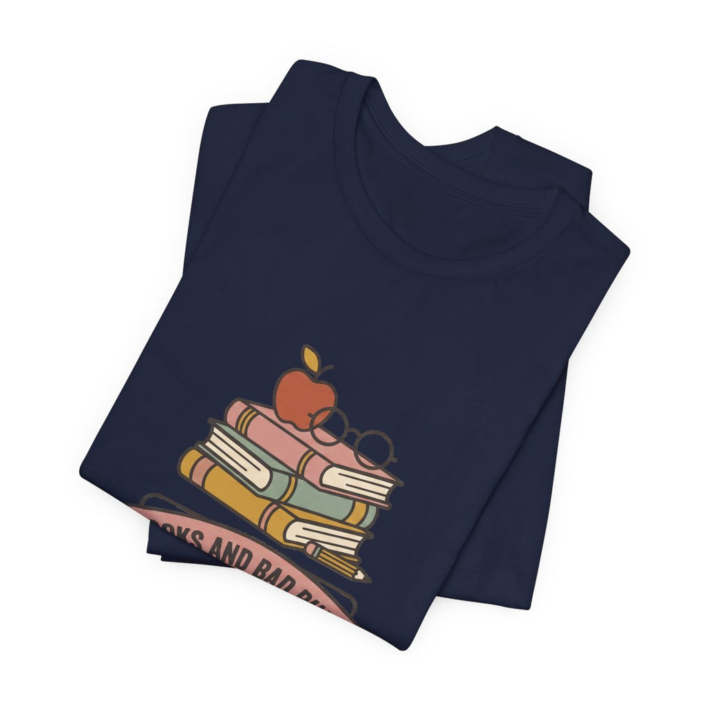 Books and Bad Puns Tee | Funny English Teacher Shirt