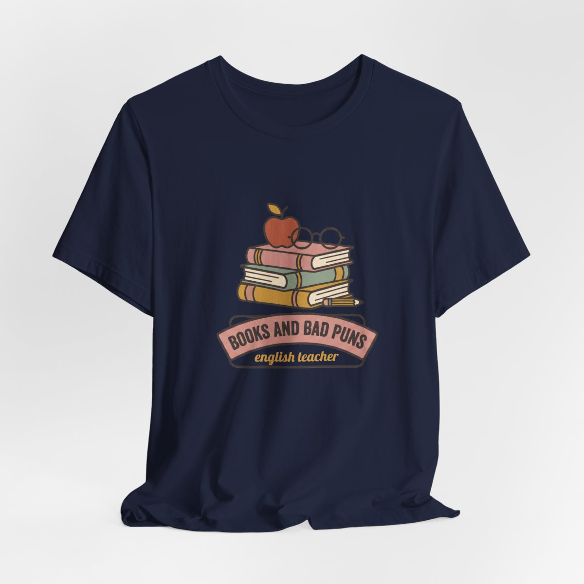 Books and Bad Puns Tee | Funny English Teacher Shirt