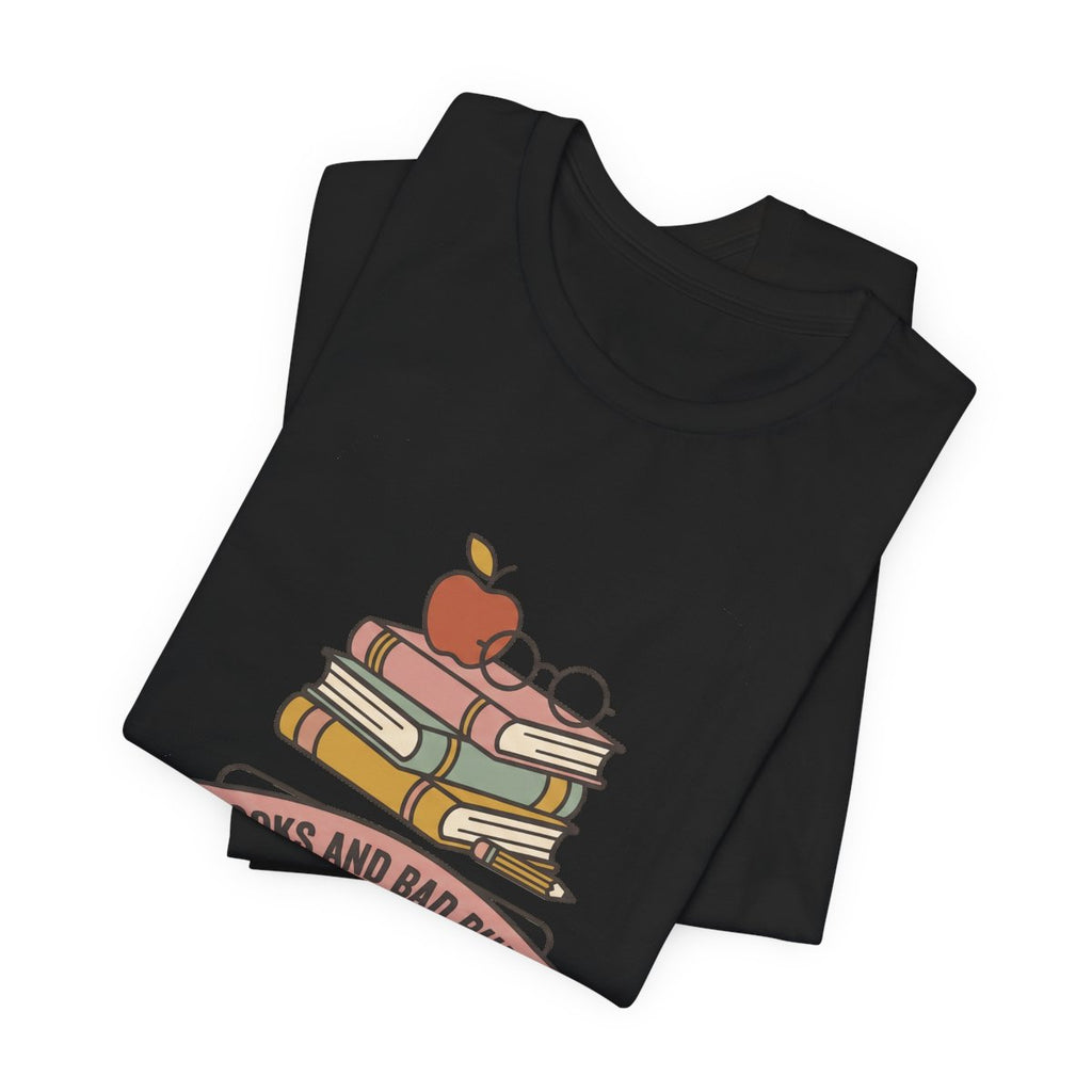 Books and Bad Puns Tee | Funny English Teacher Shirt