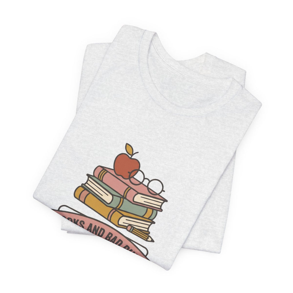 Books and Bad Puns Tee | Funny English Teacher Shirt