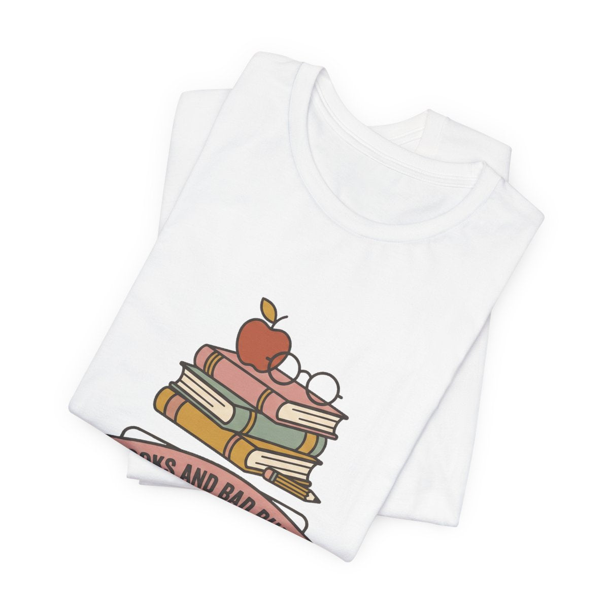 Books and Bad Puns Tee | Funny English Teacher Shirt
