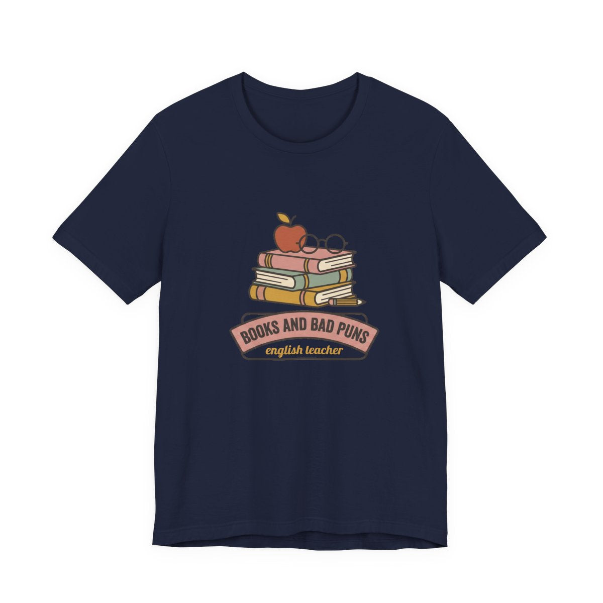 Books and Bad Puns Tee | Funny English Teacher Shirt