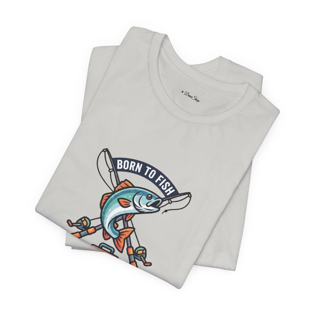 Born to Fish Forced to Work Tee | Funny Fishing Shirt
