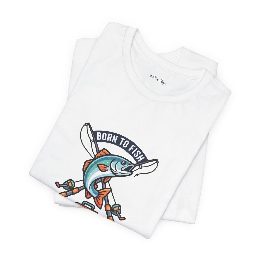 Born to Fish Forced to Work Tee | Funny Fishing Shirt