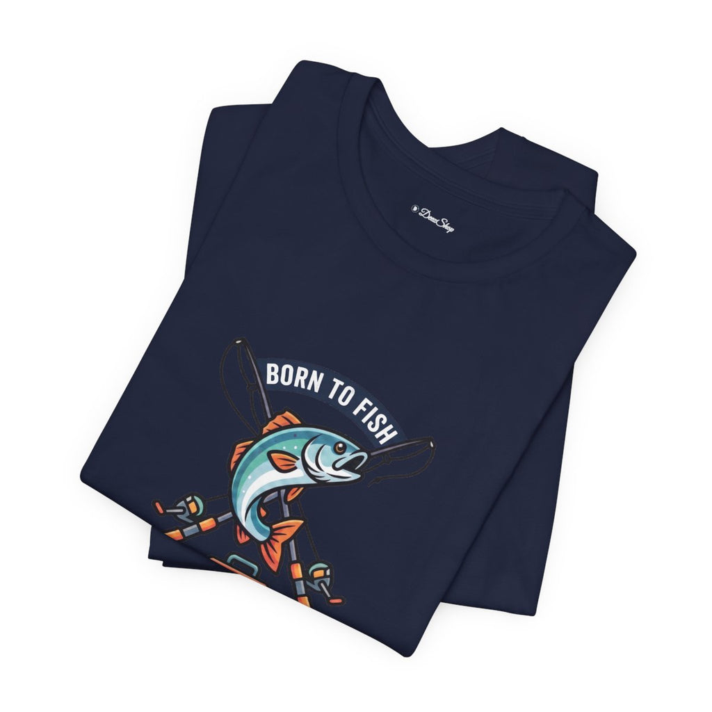 Born to Fish Forced to Work Tee | Funny Fishing Shirt