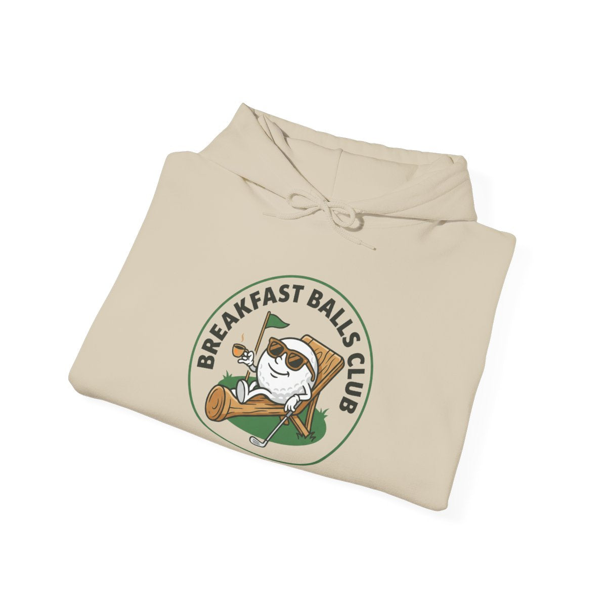 Breakfast Balls Club Golf Hoodie | Funny Golf Cartoon