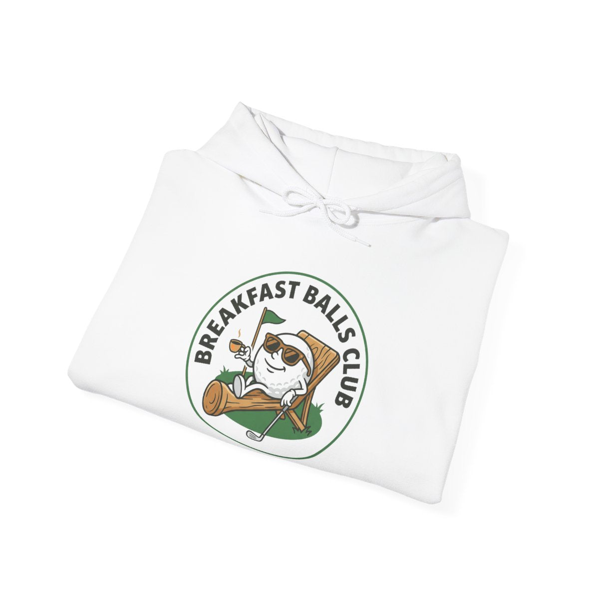 Breakfast Balls Club Golf Hoodie | Funny Golf Cartoon