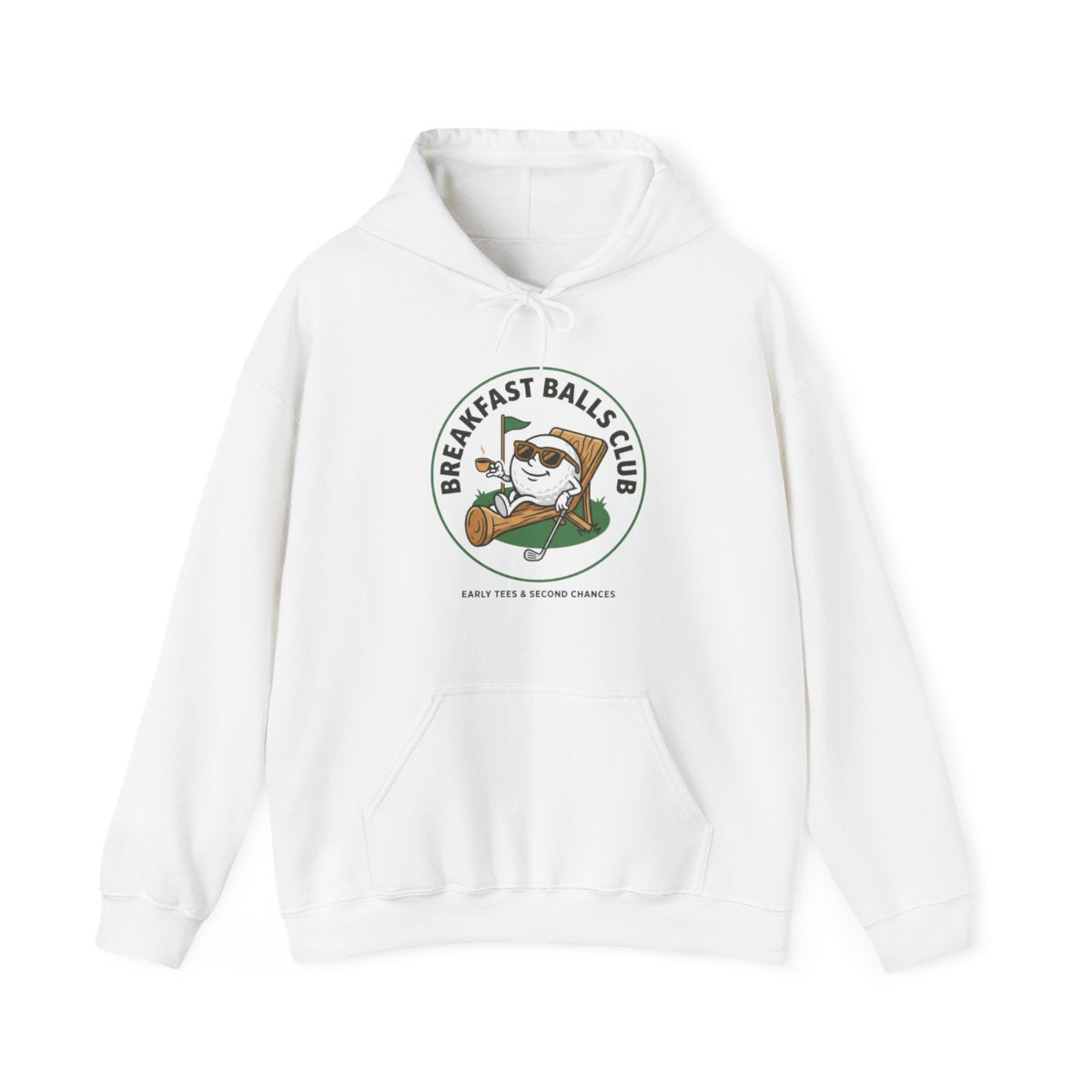Breakfast Balls Club Golf Hoodie | Funny Golf Cartoon