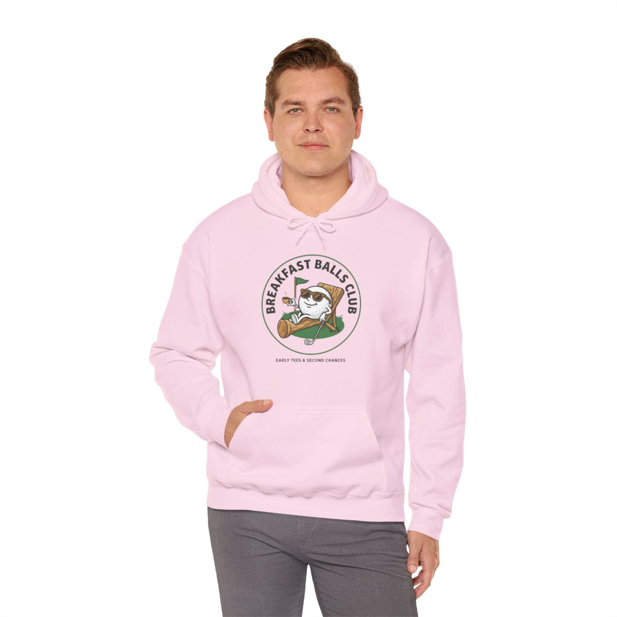 Breakfast Balls Club Golf Hoodie | Funny Golf Cartoon