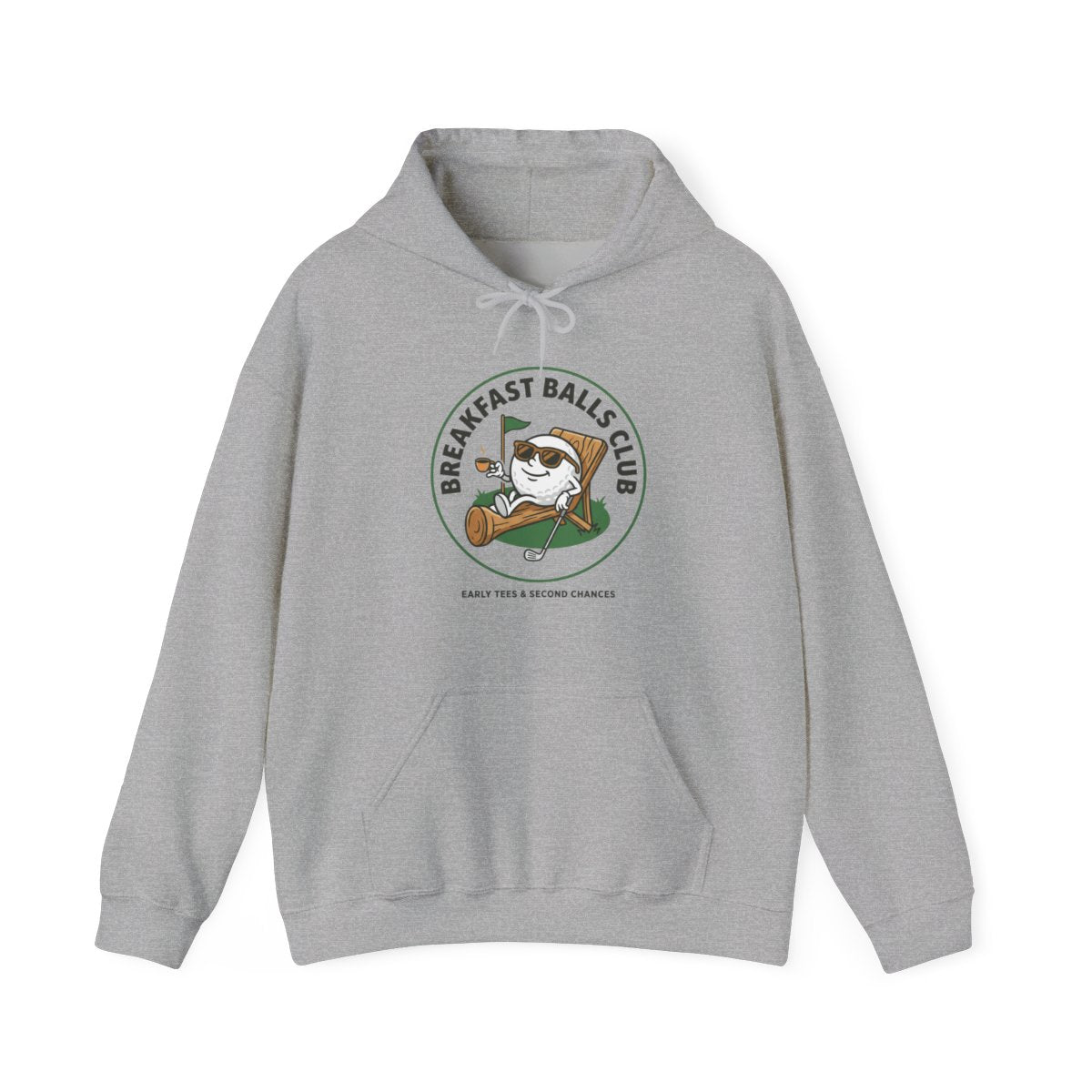 Breakfast Balls Club Golf Hoodie | Funny Golf Cartoon
