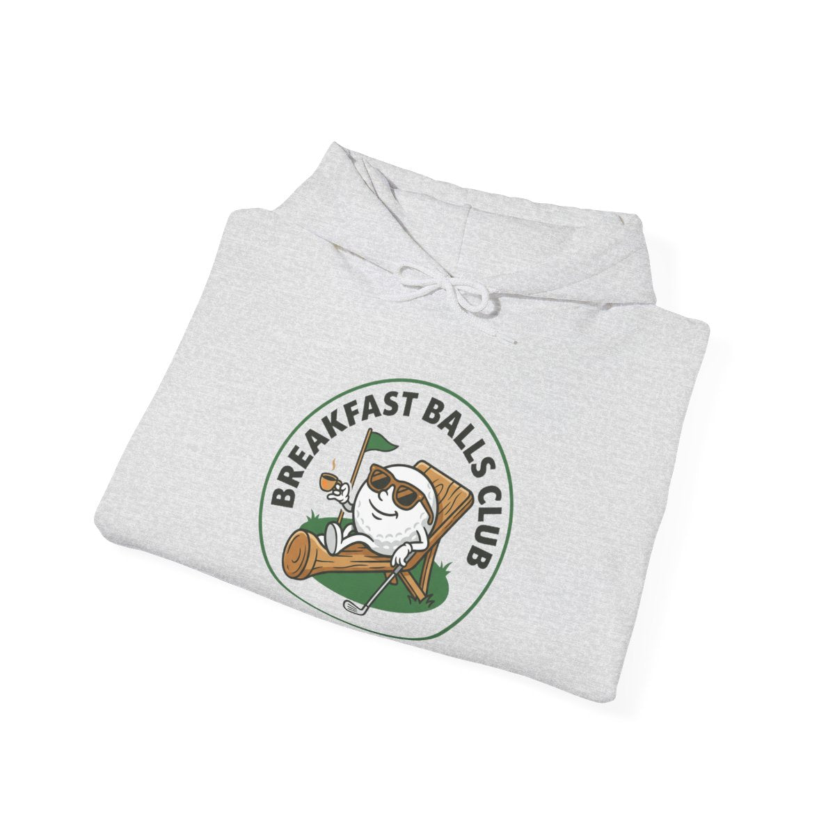 Breakfast Balls Club Golf Hoodie | Funny Golf Cartoon