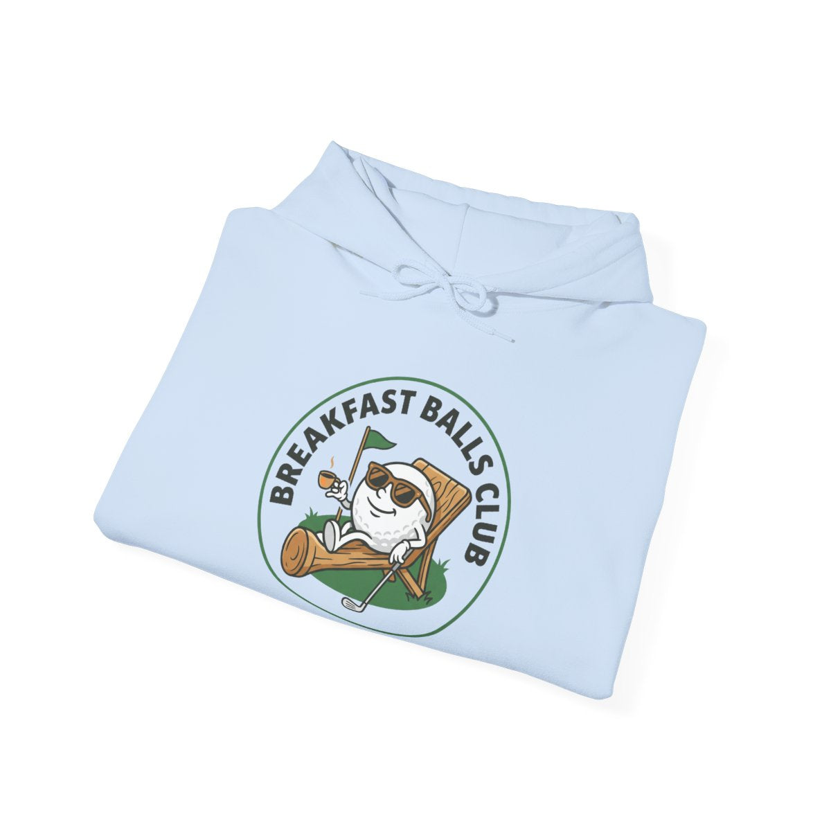Breakfast Balls Club Golf Hoodie | Funny Golf Cartoon